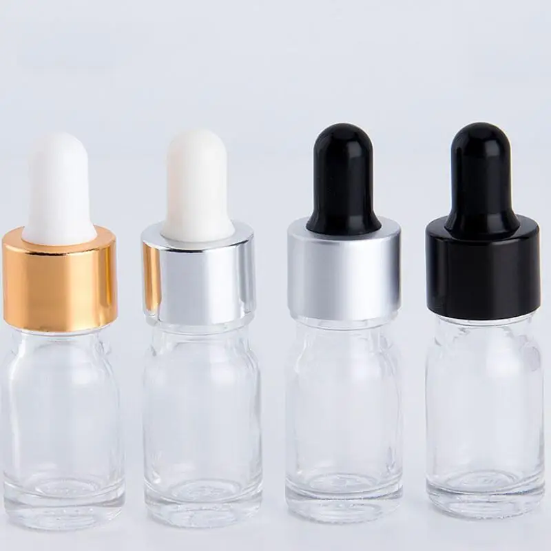 5ml Clear Mini Glass Dropper Bottle, 5cc Transparent Glass Essential Oil Bottle With Aluminum Dropper LX3239
5ml Clear Mini Glass Dropper Bottle, 5cc Transparent Glass Essential Oil Bottle With Aluminum Dropper LX3239