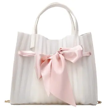 Transparent Jelly Big bag 2020 Summer New Quality Women's Designer Handbag Cute Big Bow Tote bag Chain Shoulder Messenger bag 
Transparent Jelly Big bag 2020 Summer New Quality Women's Designer Handbag Cute Big Bow Tote bag Chain Shoulder Messenger bag