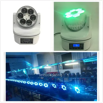 H-4/lot Mini Bee Eye 6x15W RGBW 4 in 1 Beam LED Moving Head light DMX Dazzling Pub Disco KTV lyre
H-4/lot Mini Bee Eye 6x15W RGBW 4 in 1 Beam LED Moving Head light DMX Dazzling Pub Disco KTV lyre