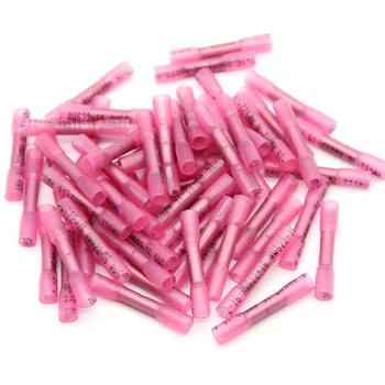 100PCS Insulated Waterproof Heat Shrink Terminals Red Butt Electrical Wire Crimp Terminals Connectors 0.5-1.5mm2
100PCS Insulated Waterproof Heat Shrink Terminals Red Butt Electrical Wire Crimp Terminals Connectors 0.5-1.5mm2
