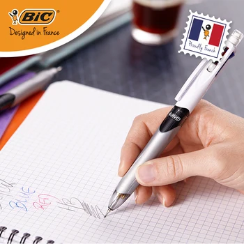 France BIC 3+1 Multifunctional Pen 1.0mm Ballpoint Pen +0.7mm Mechanical Pencil Black Blue Red Painting and Writing Stationery
France BIC 3+1 Multifunctional Pen 1.0mm Ballpoint Pen +0.7mm Mechanical Pencil Black Blue Red Painting and Writing Stationery
