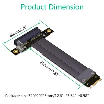 Riser PCIe x4 3.0 PCI-E 4x To M.2 NVMe M Key 2280 Riser Card Gen3.0 Cable 180° B95C
Riser PCIe x4 3.0 PCI-E 4x To M.2 NVMe M Key 2280 Riser Card Gen3.0 Cable 180° B95C