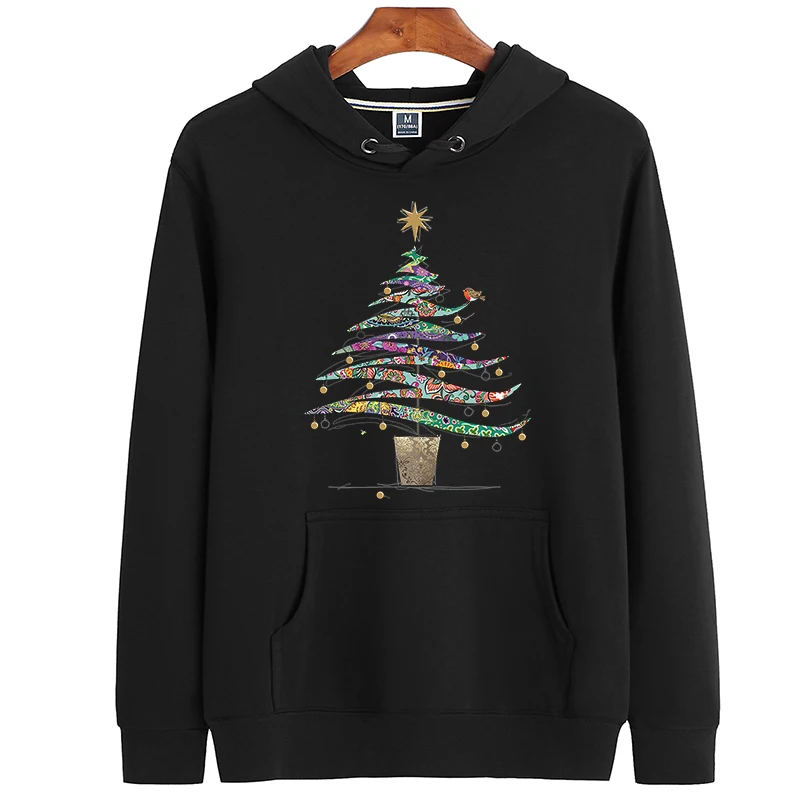 Christmas Tree Print 100% Cotton O-neck Sweater Women's Pullover Women's Winter Men's Sweater Super Dalian Hoodie Unisex Sweater
Christmas Tree Print 100% Cotton O-neck Sweater Women's Pullover Women's Winter Men's Sweater Super Dalian Hoodie Unisex Sweater