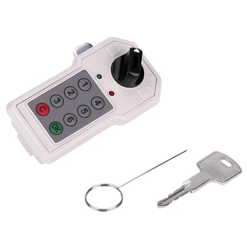 6 Digit Code Combination Lock Convenient Cam Password Security Lock for Cabinet (with a Key,Without Battery)
6 Digit Code Combination Lock Convenient Cam Password Security Lock for Cabinet (with a Key,Without Battery)