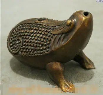 FengShui Chinese Bronze Buddhism Lucky Animals Wealth Golden Toad Statue
FengShui Chinese Bronze Buddhism Lucky Animals Wealth Golden Toad Statue