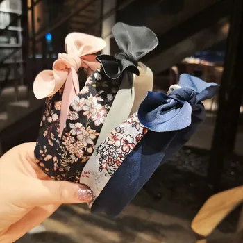 3pcs/lot 2019 Autumn New Floral Headband for Women Cotton Flower Print Hairbands with Solid Color Bow for Girls
3pcs/lot 2019 Autumn New Floral Headband for Women Cotton Flower Print Hairbands with Solid Color Bow for Girls