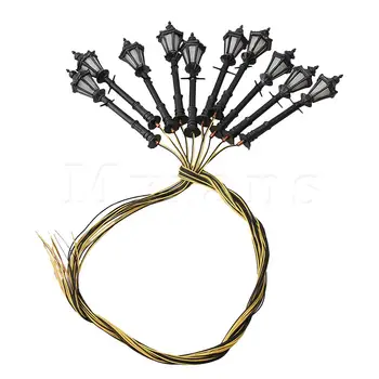 Mxfans 10pcs Scale 1:150 LED Lamppost Garden Park Lights Model Single Head Black
Mxfans 10pcs Scale 1:150 LED Lamppost Garden Park Lights Model Single Head Black