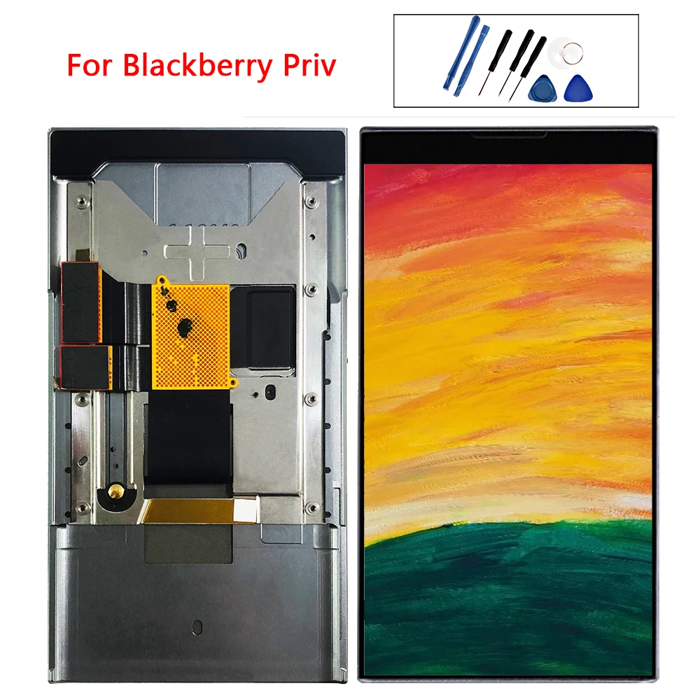 5 4 "для BlackBerry Priv LCD дисплей кодирующий преобразователь сенсорного экрана в