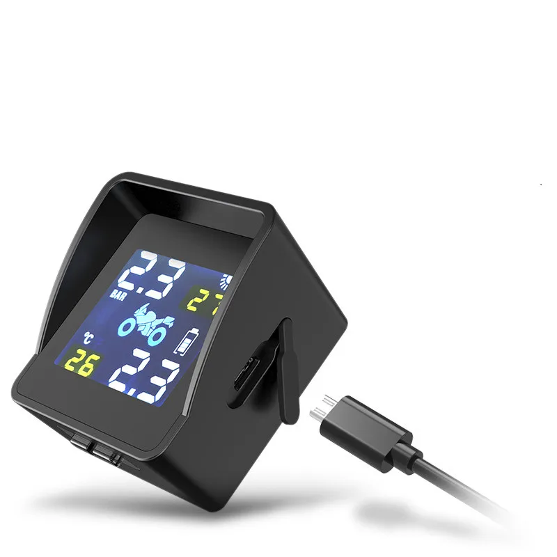 Dropship USB Solar Charging Motorcycle TPMS Motor Tire Pressure Tyre Temperature Monitoring Alarm System with 2 External Sensor
Dropship USB Solar Charging Motorcycle TPMS Motor Tire Pressure Tyre Temperature Monitoring Alarm System with 2 External Sensor