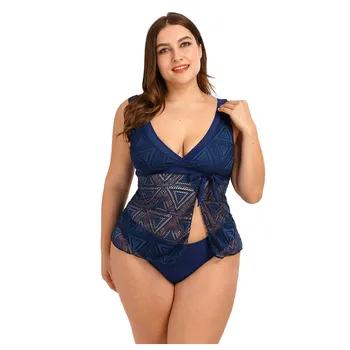 Woman Bikini Swimsuit 2020 Women Lace Print Push Up Tankini Set Two Piece Swimsuit Plus Size Swimwear Beachwear Biquini Feminino 
Woman Bikini Swimsuit 2020 Women Lace Print Push Up Tankini Set Two Piece Swimsuit Plus Size Swimwear Beachwear Biquini Feminino