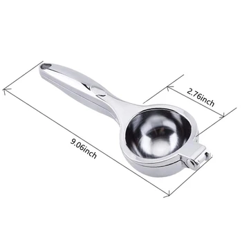 Manual Lemon Squeezer, Hand-Held Rust-Proof Juicer Lemon Squeezer, Used for Making Juice or Cooking
Manual Lemon Squeezer, Hand-Held Rust-Proof Juicer Lemon Squeezer, Used for Making Juice or Cooking