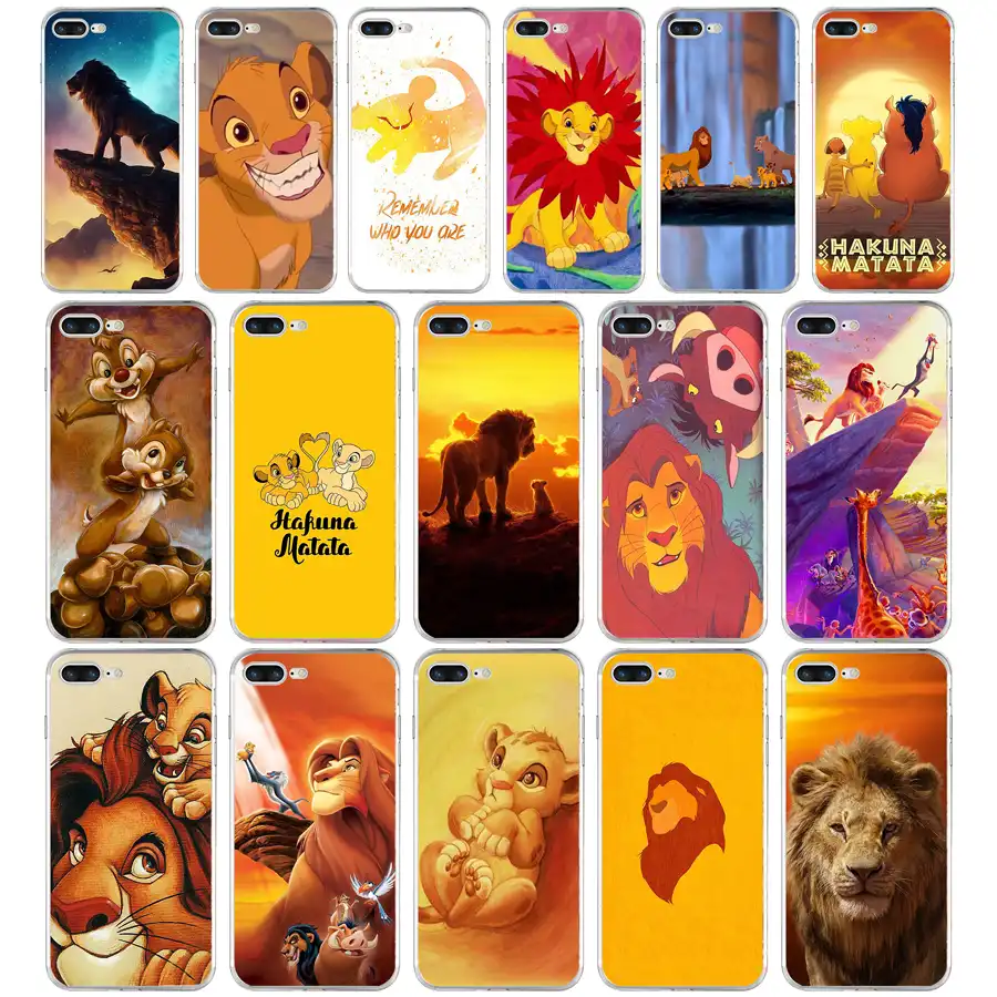 the lion king simba gift soft silicone tpu cover phone case for
