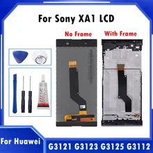 Ensemble écran tactile LCD avec châssis, haute qualité, pour SONY Xperia XA1 XA 1 G3116 G3121 G3123 G3125 G3112=