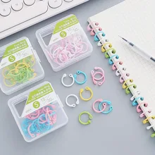1 Box Binding Ring Colored Multi Function Creative Plastic DIY Albums Loose Leaf For Keychain Binding Office Supplies Stationery
1 Box Binding Ring Colored Multi Function Creative Plastic DIY Albums Loose Leaf For Keychain Binding Office Supplies Stationery