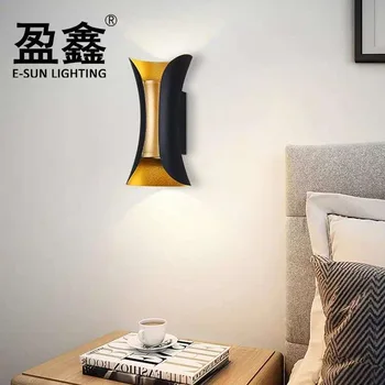 Black gold small waist up and down simple postmodern indoor and outdoor General light luxury LED creative wall lamp
Black gold small waist up and down simple postmodern indoor and outdoor General light luxury LED creative wall lamp