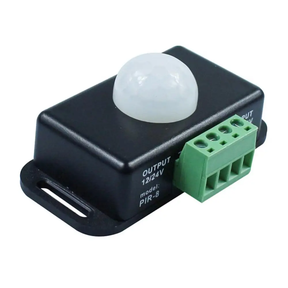DC 12V 24V 8A Body Automatic Infrared PIR Motion Sensor Detector Light Switch Module For LED Strip Light Lamp
DC 12V 24V 8A Body Automatic Infrared PIR Motion Sensor Detector Light Switch Module For LED Strip Light Lamp