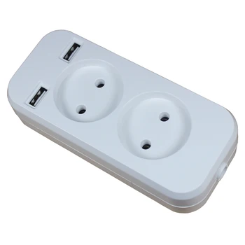 2019 new design 2 socket European 5V 2A USB extension socket LLE-03 White color
2019 new design 2 socket European 5V 2A USB extension socket LLE-03 White color