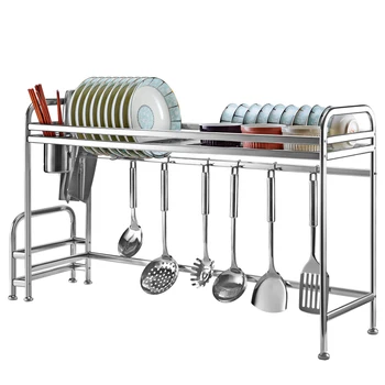 304 Stainless Steel Bowl Sink Drain Rack Kitchen Shelf Appliance Storage Rack Dish Rack Drying Bowl Rack cheap
304 Stainless Steel Bowl Sink Drain Rack Kitchen Shelf Appliance Storage Rack Dish Rack Drying Bowl Rack cheap