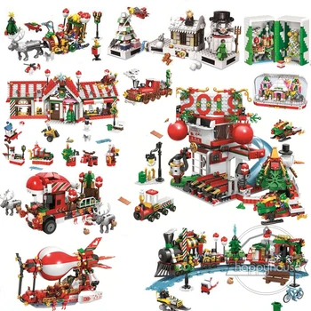 Creator Friends Christmas Winter Village City Train Hot Air Balloon Sets Building Blocks Santa Claus Figures Bricks Toys Gifts 
Creator Friends Christmas Winter Village City Train Hot Air Balloon Sets Building Blocks Santa Claus Figures Bricks Toys Gifts
