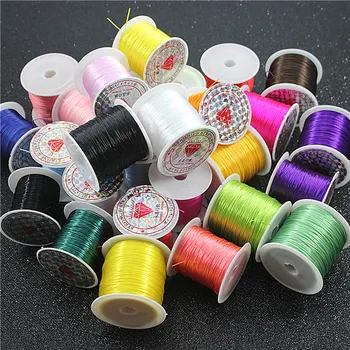 10M/50M colorful flexible elastic crystal cord / roll making jewelry beaded bracelet fishing line rope
10M/50M colorful flexible elastic crystal cord / roll making jewelry beaded bracelet fishing line rope