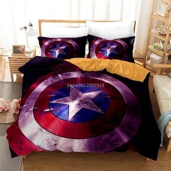 Hot Movie Captain America Shield 3d Bedding Set The Avengers Printed Duvet Cover Set Pillowcase Twin Queen King Size Bed Linens
Hot Movie Captain America Shield 3d Bedding Set The Avengers Printed Duvet Cover Set Pillowcase Twin Queen King Size Bed Linens