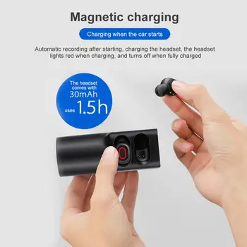 WIFI Driving Recorder Bluetooth Headset HD-Night Vision 1080P Voice Intelligent Control Dashboard Camera Recorder
WIFI Driving Recorder Bluetooth Headset HD-Night Vision 1080P Voice Intelligent Control Dashboard Camera Recorder