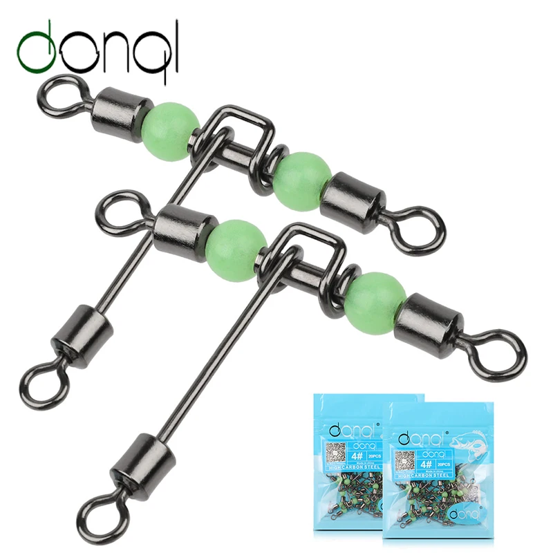 DONQL 5/20pcs 3 Road t-Shaped Fishing Rolling Rotary Joint Connector Trigeminal Rotary Fishing Gear Accessories Luminous Beads
DONQL 5/20pcs 3 Road t-Shaped Fishing Rolling Rotary Joint Connector Trigeminal Rotary Fishing Gear Accessories Luminous Beads