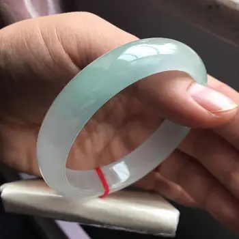 Get Certificate Natural Myanmar Raw Stone A-Class Carved 54-62mm Light Blue Bracelet Exquisite Princess Jade Bracelet
Get Certificate Natural Myanmar Raw Stone A-Class Carved 54-62mm Light Blue Bracelet Exquisite Princess Jade Bracelet