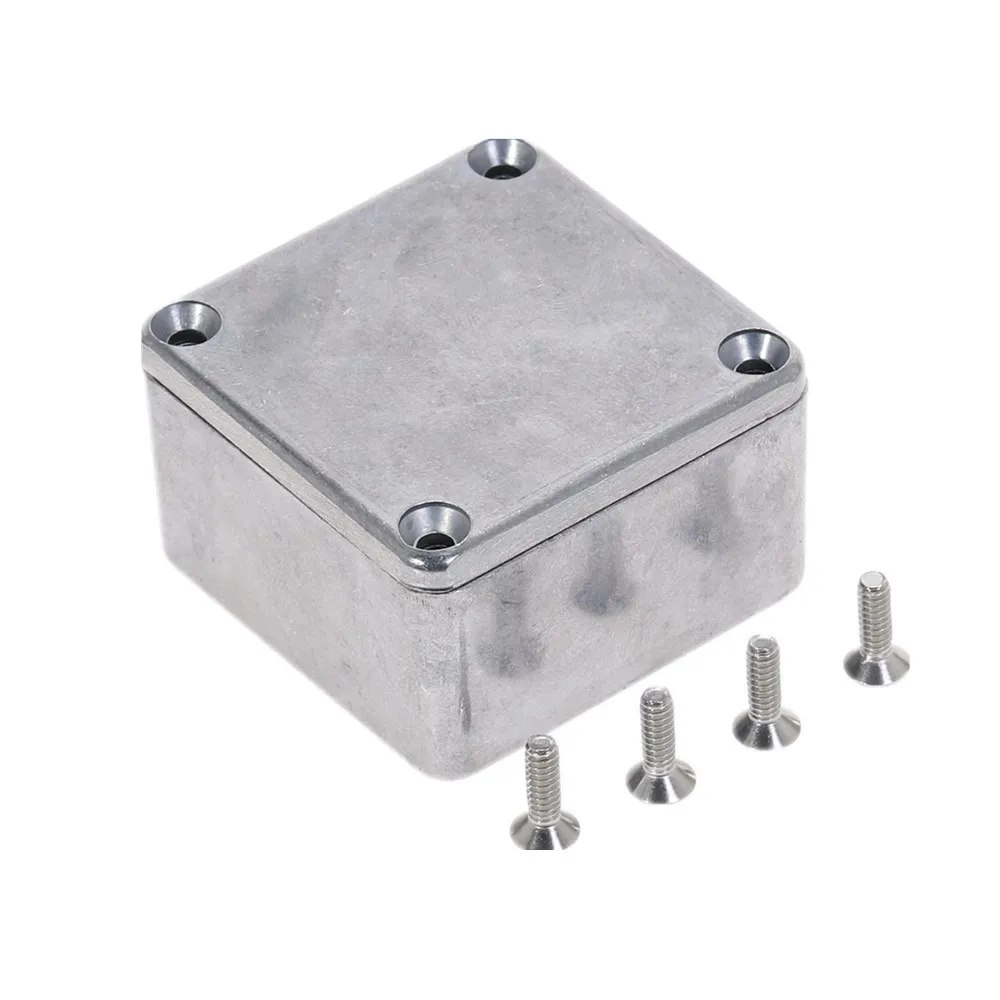 Silver Aluminium Enclosure Electronic Diecast Stompbox Project Box 1590LB 50.5*50.5*31mm
Silver Aluminium Enclosure Electronic Diecast Stompbox Project Box 1590LB 50.5*50.5*31mm