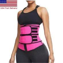 

USA Fast Delivery Shaperwear Sweat Waist Trainer Neoprene Sauna Belt for Women Weight Loss Body Shaper Slimming Fitness Belts