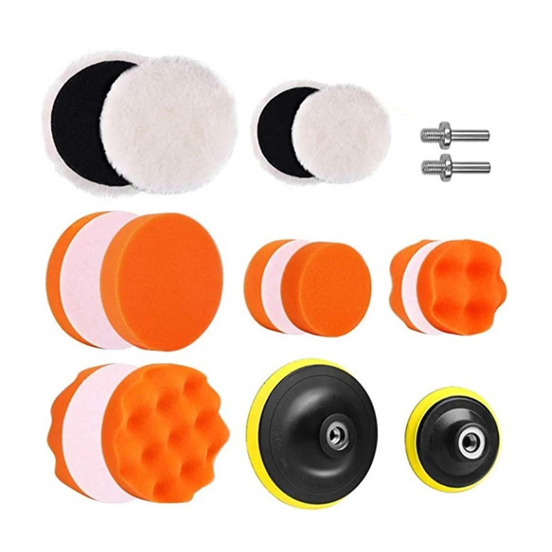 9pcs 125mm 5 Inch M10 Car Waxing Buffing Sponge Buffer Polishing Pad Polisher Set Auto Waxing Sponge Tools
9pcs 125mm 5 Inch M10 Car Waxing Buffing Sponge Buffer Polishing Pad Polisher Set Auto Waxing Sponge Tools