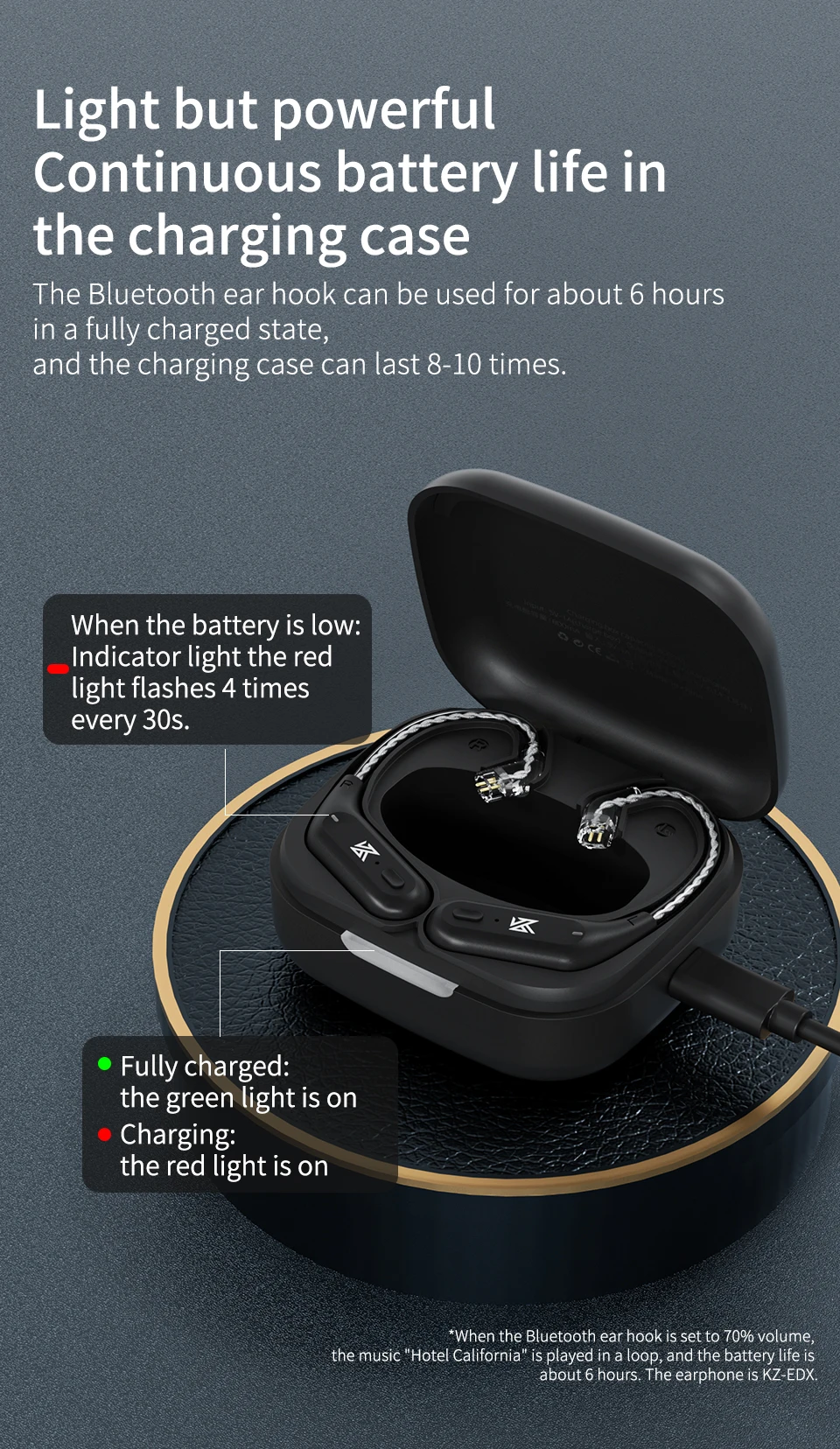 KZ AZ09 HD Módulo Compatible con Bluetooth 5,2 auriculares Cable de actualización inalámbrico gancho para la oreja inalámbrico HIFI CPIn con contenedor de carga KZ AZ09 HD Módulo Compatible con Bluetooth 5,2 auriculares Cable de actualización inalámbrico gancho para la oreja inalámbrico HIFI CPIn con contenedor de carga