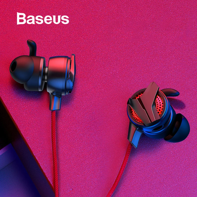 Baseus Gaming In-Ear Earphone For Pubg Controller GAMO-15 3D Stereo earphones For Mobile pubg Gamer with Detachable HD Mic
Baseus Gaming In-Ear Earphone For Pubg Controller GAMO-15 3D Stereo earphones For Mobile pubg Gamer with Detachable HD Mic