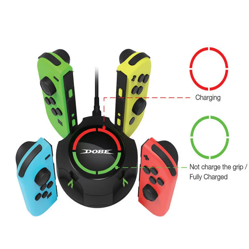 Nintend Switch Charging Station for Nintendo Switch Joy-con Controllers Charger w/ Charging Indicator and Type C Charging Cable
Nintend Switch Charging Station for Nintendo Switch Joy-con Controllers Charger w/ Charging Indicator and Type C Charging Cable