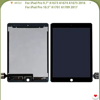 LCD Display Touch Screen For iPad Pro 9.7" A1673 A1674 A1675 2016 / 10.5'' A1701 A1709 2017 Digitizer Full Assembly Replacement
LCD Display Touch Screen For iPad Pro 9.7" A1673 A1674 A1675 2016 / 10.5'' A1701 A1709 2017 Digitizer Full Assembly Replacement