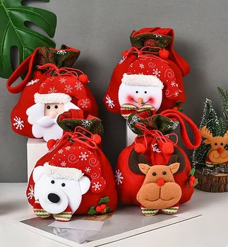 1 PC Candy Bag Creative Christmas Tree Pendants Candy Pockets Snowman Elk Bear Doll Crafts Festivsl Party Home DIY Decoration
1 PC Candy Bag Creative Christmas Tree Pendants Candy Pockets Snowman Elk Bear Doll Crafts Festivsl Party Home DIY Decoration