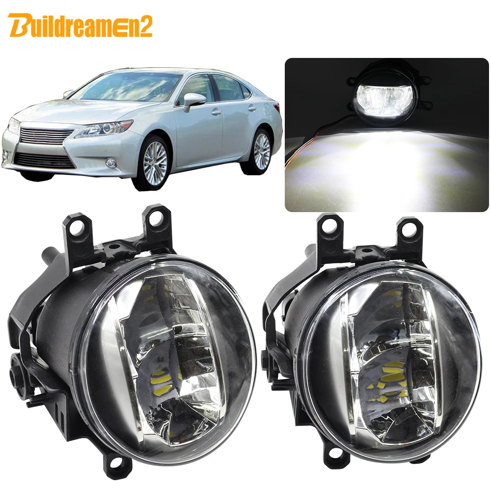 2PCS 3M Adhesive Front Chrome Head Light Trim Cover Bezel LEXUS LX570 2008-2011
