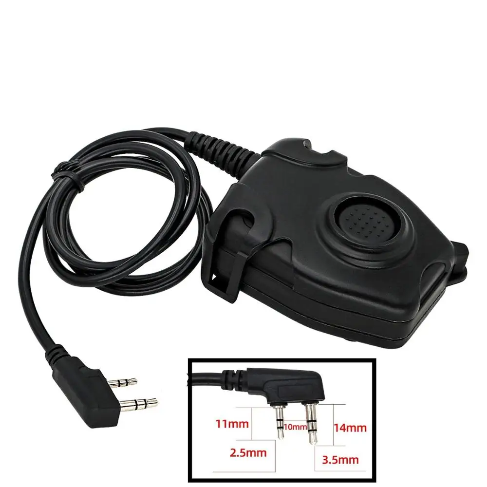 Tactical Baofeng walkie-talkie PTT PELTOR PTT military adapter is suitable for sordin, comtac noise reduction shooting headset
Tactical Baofeng walkie-talkie PTT PELTOR PTT military adapter is suitable for sordin, comtac noise reduction shooting headset