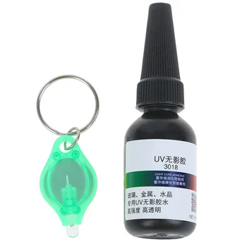 10ml UV Curing Adhesive Transparent Strong Power UV Glue Crystal Glass Repair Liquid With Lamp Glass Crystal Bonding Adhesive
10ml UV Curing Adhesive Transparent Strong Power UV Glue Crystal Glass Repair Liquid With Lamp Glass Crystal Bonding Adhesive