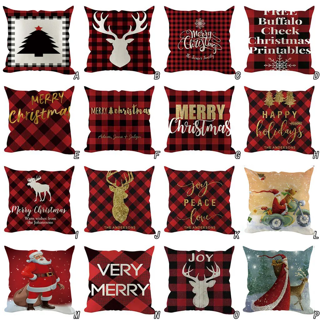 Christmas Cushion Cover 45*45 Red Merry Christmas Printed Polyester Decorative Pillows Sofa Home Decoration Pillowcase 2020
Christmas Cushion Cover 45*45 Red Merry Christmas Printed Polyester Decorative Pillows Sofa Home Decoration Pillowcase 2020