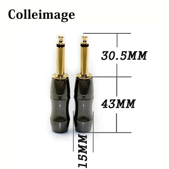 1/4" 6.35mm Male Mono Headphone Microphone Earphone Plug HiFi Audio Connector For Guitar Monitor Mixer Gold Plated Brass 1PC
1/4" 6.35mm Male Mono Headphone Microphone Earphone Plug HiFi Audio Connector For Guitar Monitor Mixer Gold Plated Brass 1PC