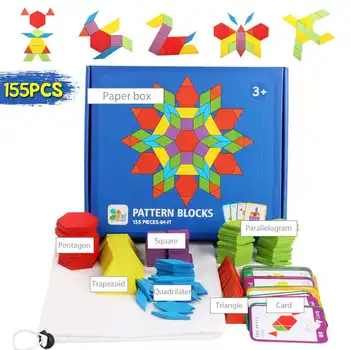 155pcs Wooden Jigsaw Puzzle Board Set Colorful Baby Montessori Educational Toys for Children Learning Developing Toy
155pcs Wooden Jigsaw Puzzle Board Set Colorful Baby Montessori Educational Toys for Children Learning Developing Toy