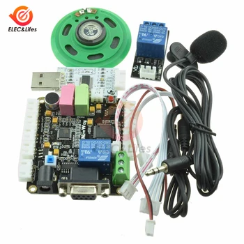 Non-specific speech recognition module kit Anti-noise MP3 Playback Voice Control Module for Arduino microcontroller TTL232 RS232
Non-specific speech recognition module kit Anti-noise MP3 Playback Voice Control Module for Arduino microcontroller TTL232 RS232