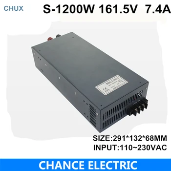 switching power supply 161.5V 7.4A 1200W 200~240VAC single output input for cnc cctv led light(S-1200W-161.5V)
switching power supply 161.5V 7.4A 1200W 200~240VAC single output input for cnc cctv led light(S-1200W-161.5V)