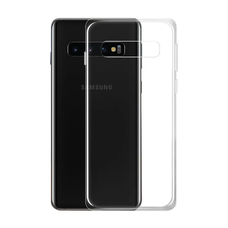 Прозрачный мягкий силиконовый чехол для Samsung S20 Ultra S10 Lite S9 S8 Plus S7 S6 Edge S5 S4 S3 Mini Note 4 5 8