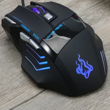 7 Buttons Adjustable 5500 Dpi Wired Gaming Mouse Led Optical Game Mice For Pc Laptop Precision Optical Engine Positioning
7 Buttons Adjustable 5500 Dpi Wired Gaming Mouse Led Optical Game Mice For Pc Laptop Precision Optical Engine Positioning