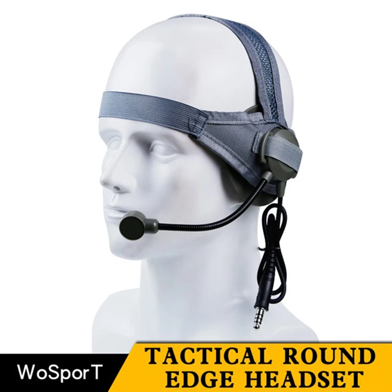 Tactical Military Shooting Tactical Headset Microphone used with PTT Talkie for CS Hunting Games Communication Headphone
Tactical Military Shooting Tactical Headset Microphone used with PTT Talkie for CS Hunting Games Communication Headphone