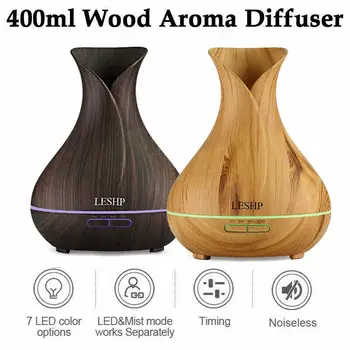400ml Large LED Ultrasonic Aroma Diffuser Essential Oil Humidifier Air Purifier
400ml Large LED Ultrasonic Aroma Diffuser Essential Oil Humidifier Air Purifier