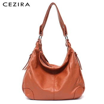 CEZIRA Double Zippers Women Hobo Bag Casual Soft Washed Leather Vegan Totes Shoulder&Messenger Pillow Bag Casual Daily Handbag
CEZIRA Double Zippers Women Hobo Bag Casual Soft Washed Leather Vegan Totes Shoulder&Messenger Pillow Bag Casual Daily Handbag