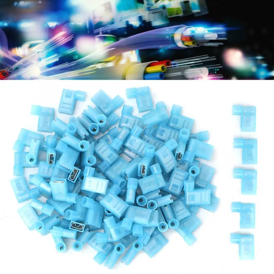 100pcs Flag Shaped L Type Wire Terminal Nylon Material Insulation Cable Connector 1.5-2.5MM2 Insulated Wire Terminals
100pcs Flag Shaped L Type Wire Terminal Nylon Material Insulation Cable Connector 1.5-2.5MM2 Insulated Wire Terminals
